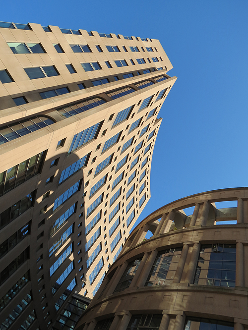 Photography of the Vancouver Library building