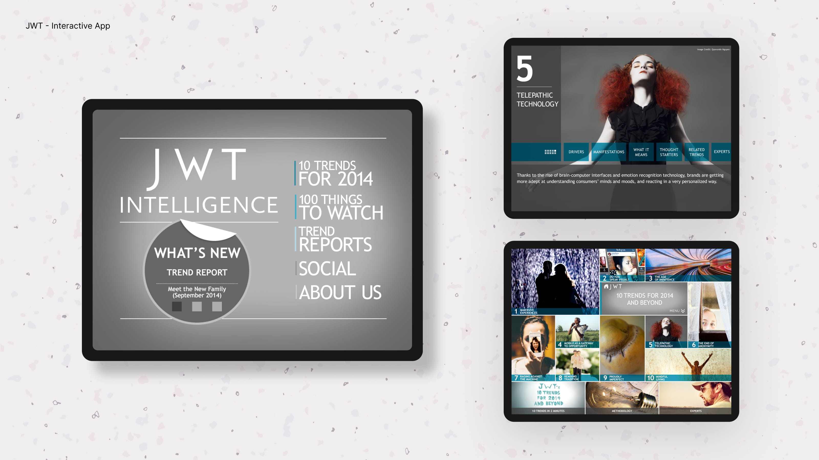 JWT Intelligence digital design project